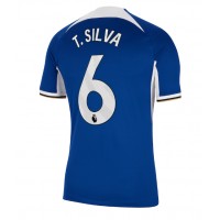 Chelsea Thiago Silva #6 Domáci futbalový dres 2023-24 Krátky Rukáv